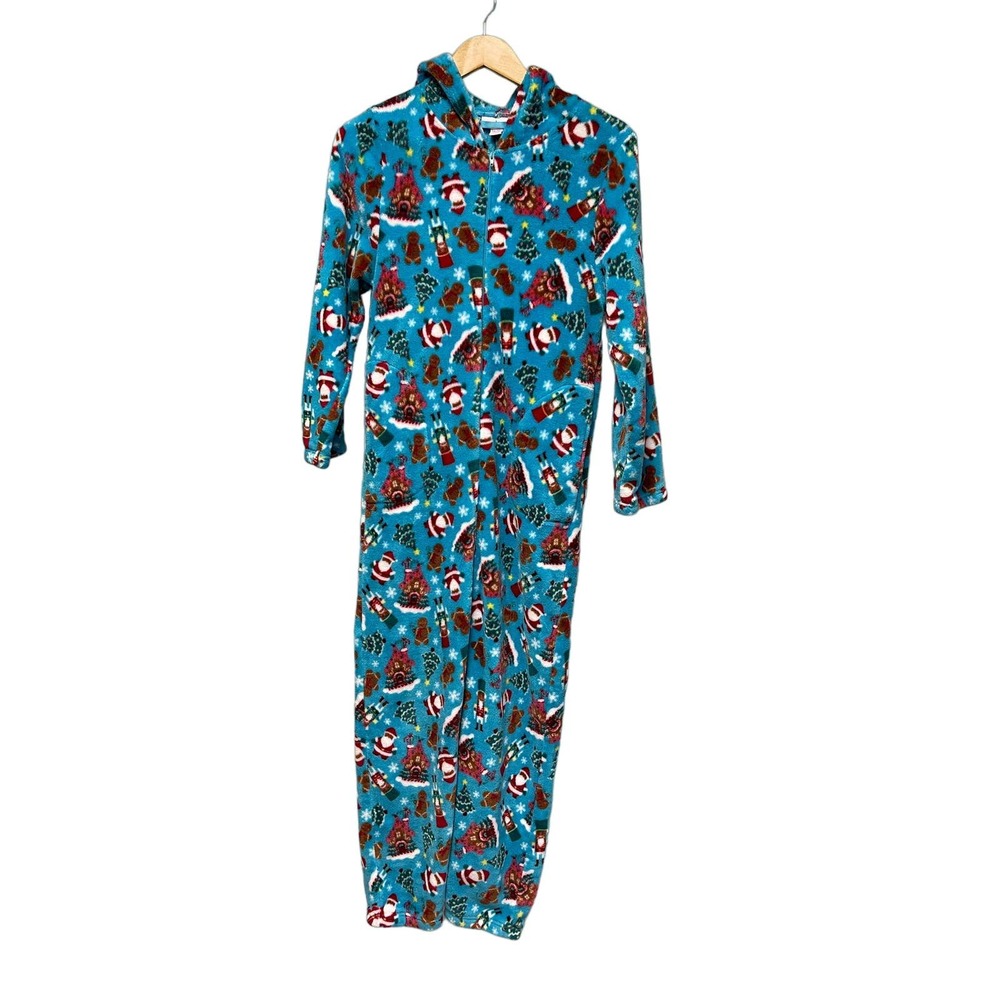 Tween  PJ onesie -  Christmas PJ Onesie Fleece -  Teen Onesie